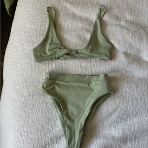 Sage Green Bikini Set - Toast